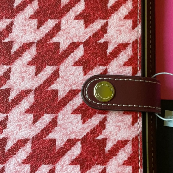 π COACH NOTEBOOK WITH HOUNDSTOOTH PRINT π NWT π - Picture 11 of 16